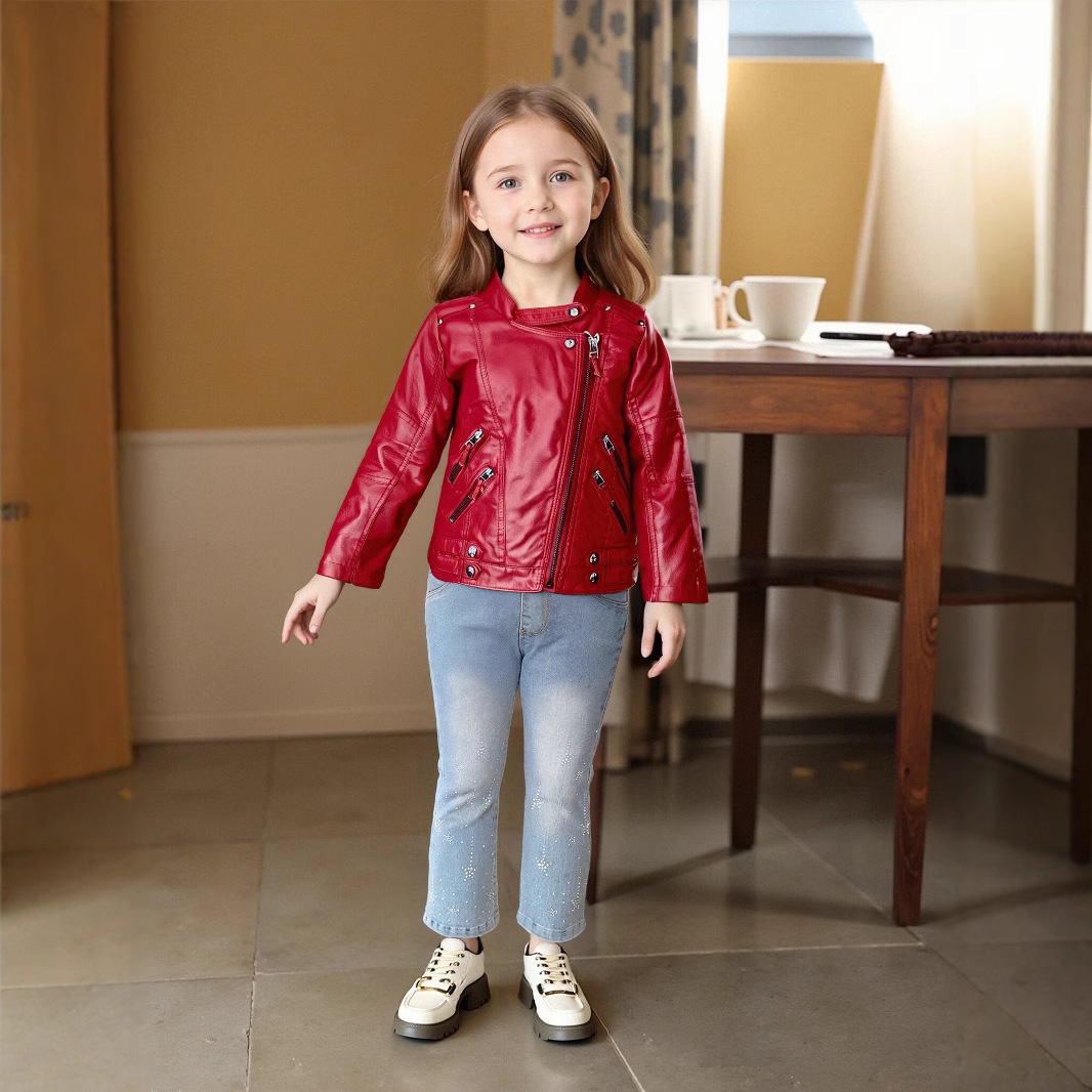 Streetwear Brand Red Logo - Teen Kids Street Photography Wear 2-12Y