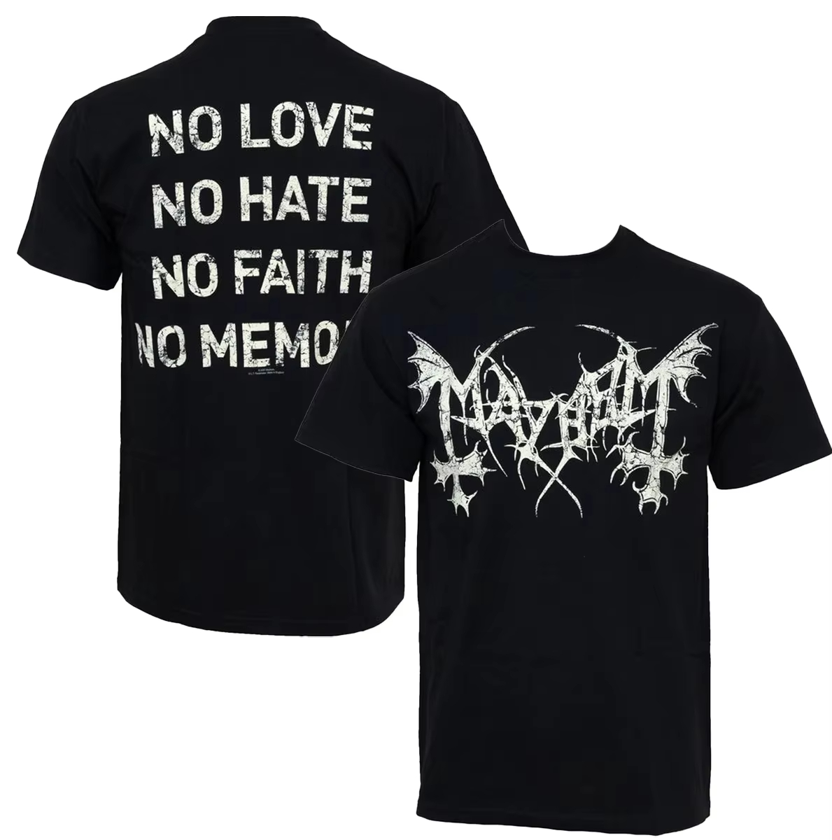 Mayhem Graphic Cotton Tshirt U - Streetwear Brand Vintage ulasan dan harga
